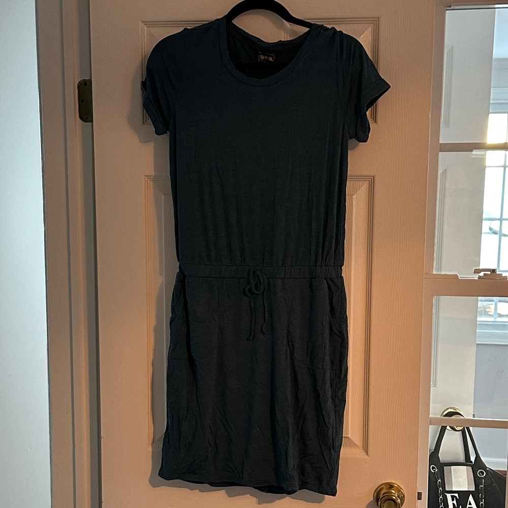 Elegant Teal Mini Dress